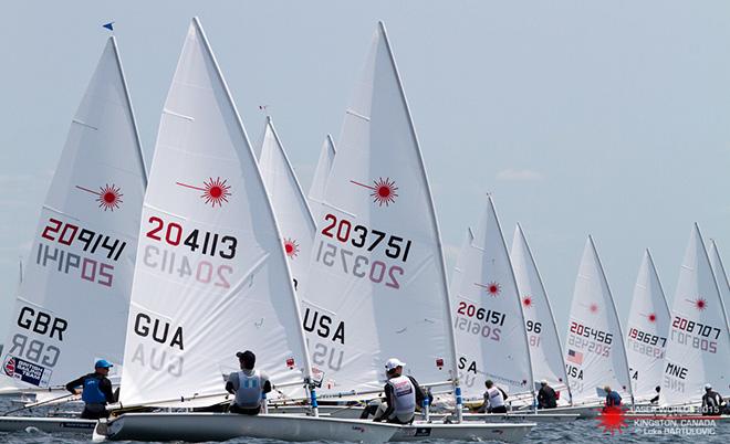 Current Regatta leader Juan Ignacio Maegli representing Guatemala - 2015 Laser World Championships – Day 2 © Luka Bartulovic